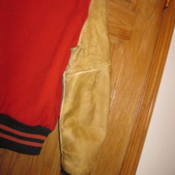Mens  Vintage Letter Jacket - Picture 8 of 10